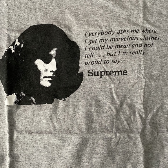 Supreme gray mean tee - Picture 2 of 5
